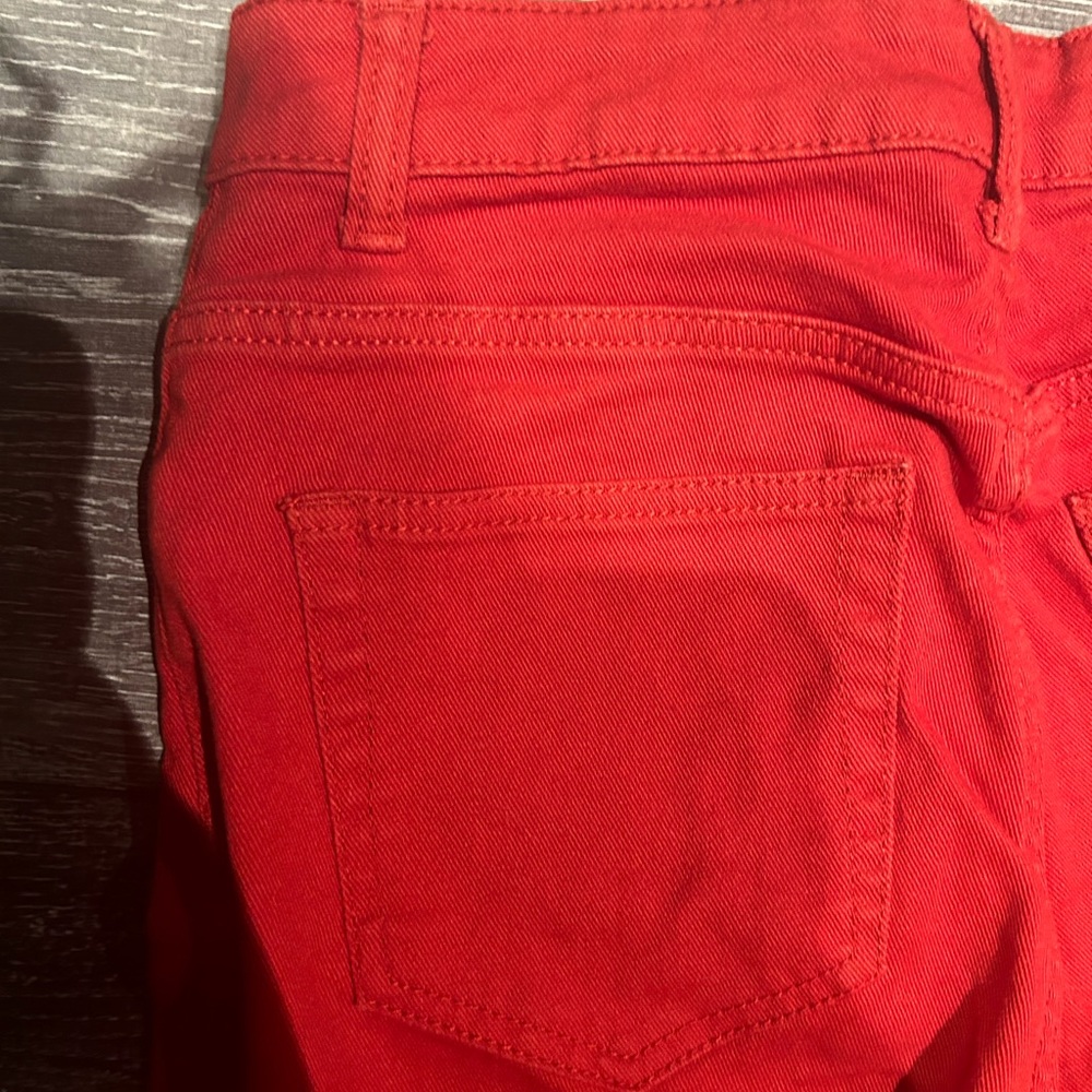 Red Jeans Wide Leg - Picture 5 of 5